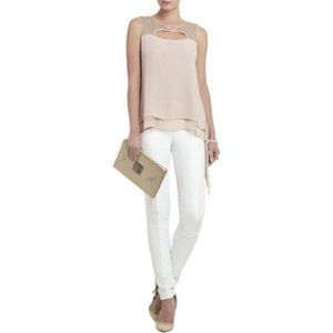 Women's Bianca Sequined Cutout Top XS